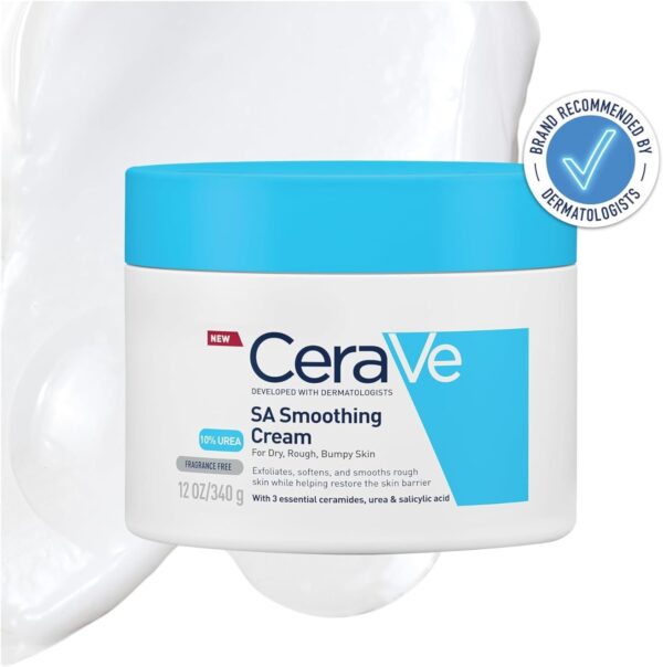 Cerave - SA Smoothing Cream with Salicylic Acid for Dry Rough Bumpy Skin 340g