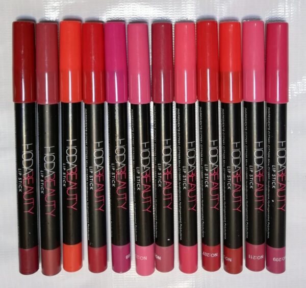 Huda Beauty Matte Lipliner Color Pencils pack of 12 - Image 3