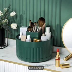 1pc Large Capacity Makeup Organizer Box, 5-Compartment Desk Storage Case