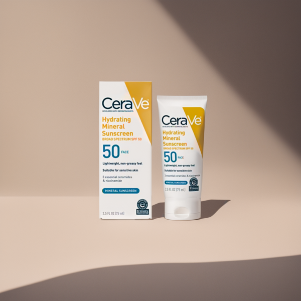 Cerave Hydrating Mineral Face Sunscreen - Image 2