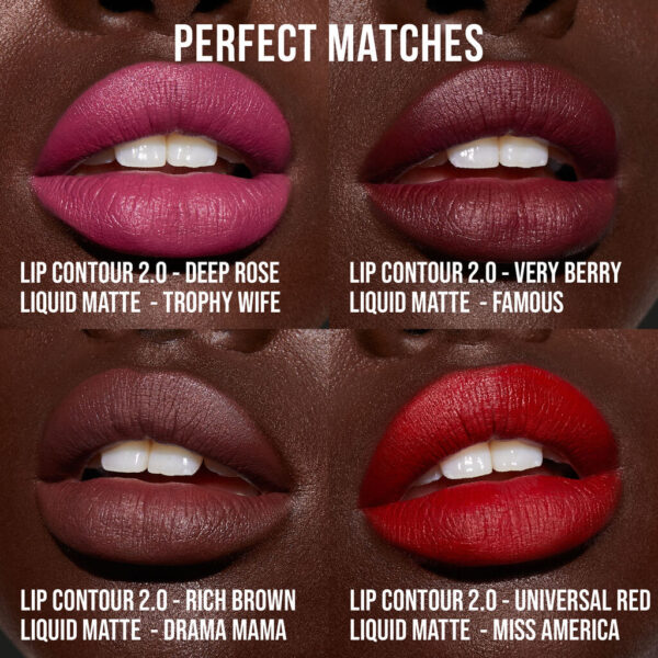 HUDA BEAUTY Lip Contour 2.0 Automatic Matte Lip Pencil - Image 4