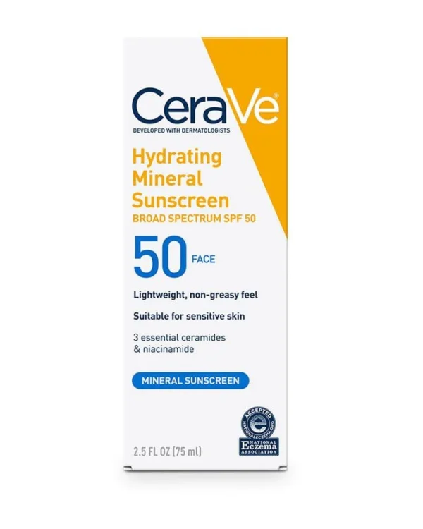 Cerave Hydrating Mineral Face Sunscreen