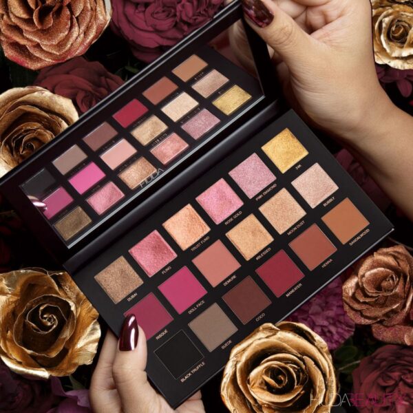 Huda Beauty Rose Gold Edition Textured Shadows Palette - Image 2
