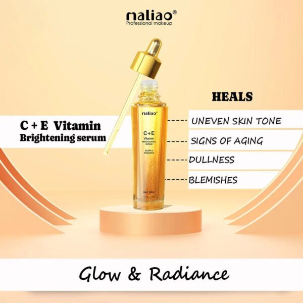 Maliao Professional Vitamin C+E Brightening Serum - Combat Dull Skin And Fade Dark Spots - Image 2